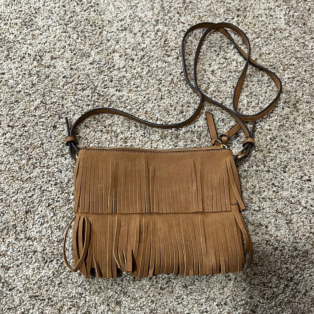 Fringe crossbody purse